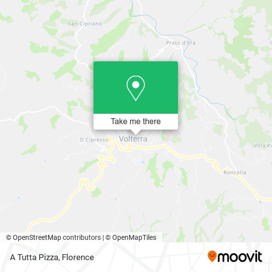 A Tutta Pizza map
