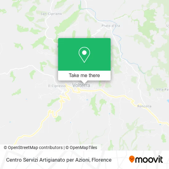 Centro Servizi Artigianato per Azioni map