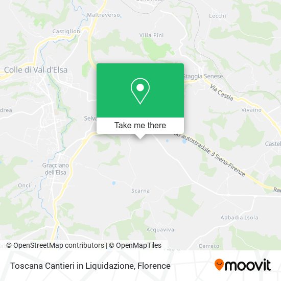 Toscana Cantieri in Liquidazione map