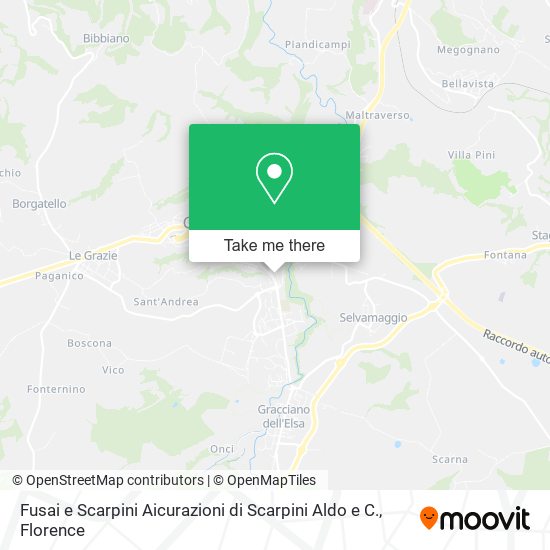 Fusai e Scarpini Aicurazioni di Scarpini Aldo e C. map