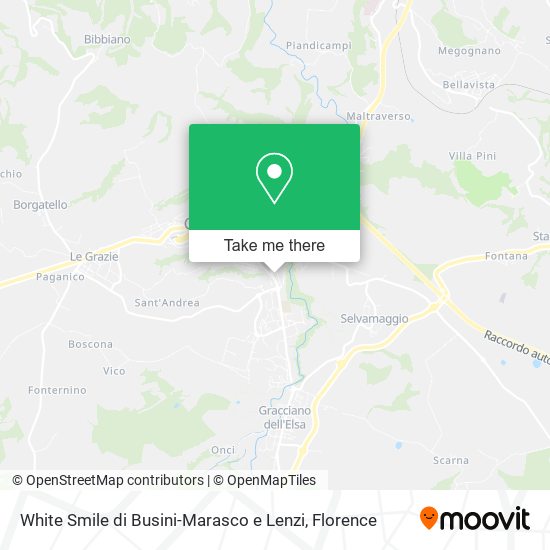 White Smile di Busini-Marasco e Lenzi map
