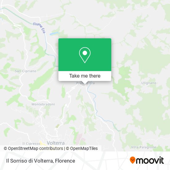 Il Sorriso di Volterra map