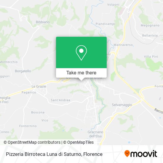 Pizzeria Birroteca Luna di Saturno map