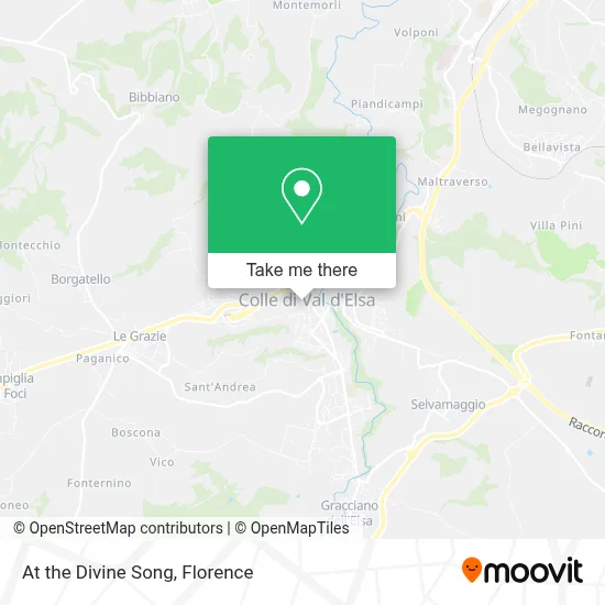 At the Divine Song map
