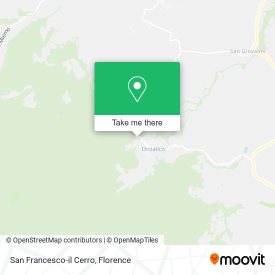 San Francesco-il Cerro map