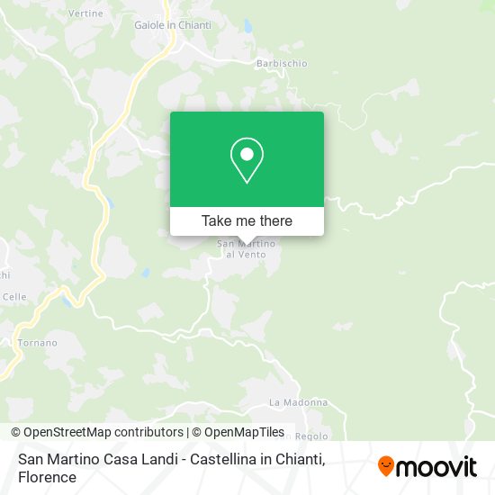 San Martino Casa Landi - Castellina in Chianti map