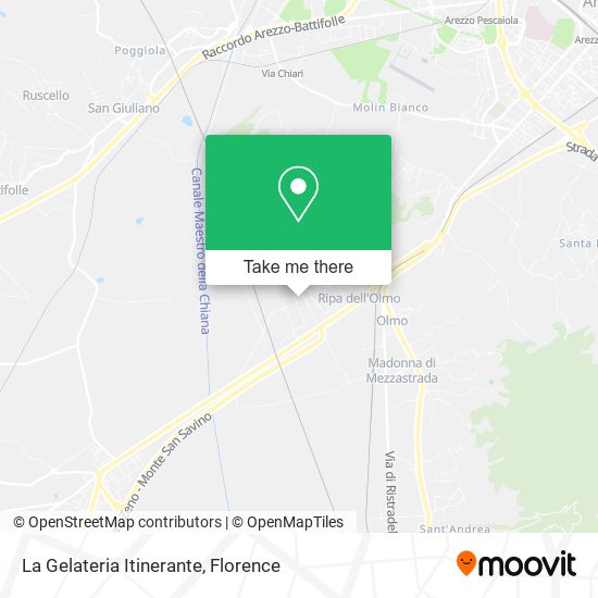 La Gelateria Itinerante map