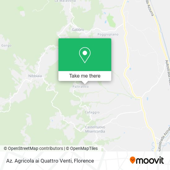 Az. Agricola ai Quattro Venti map