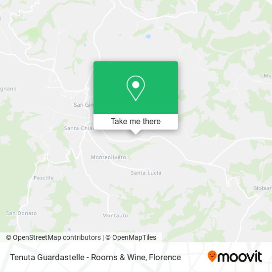 Tenuta Guardastelle - Rooms & Wine map