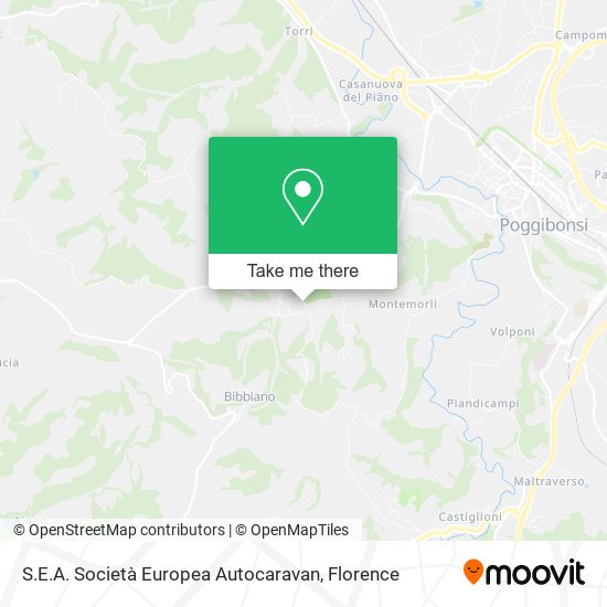 S.E.A. Società Europea Autocaravan map