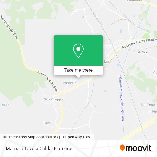 Mamalù Tavola Calda map