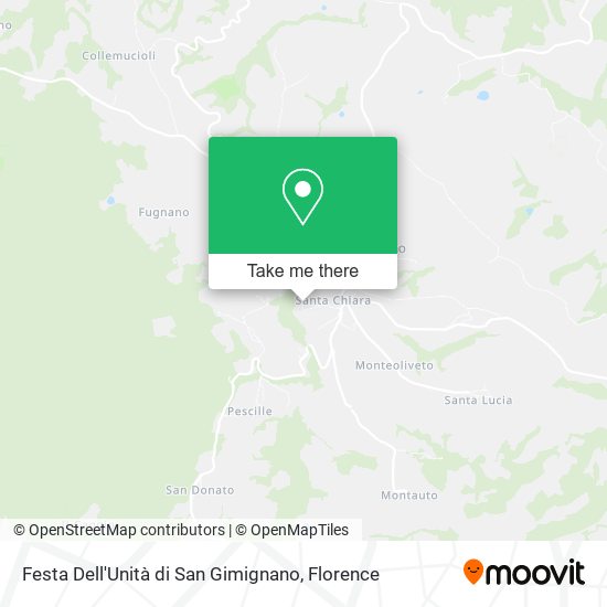 Festa Dell'Unità di San Gimignano map