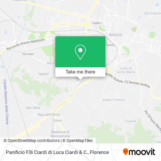 Panificio F.lli Ciardi di Luca Ciardi & C. map
