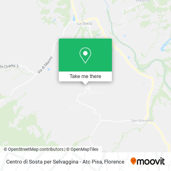 Centro di Sosta per Selvaggina - Atc Pisa map