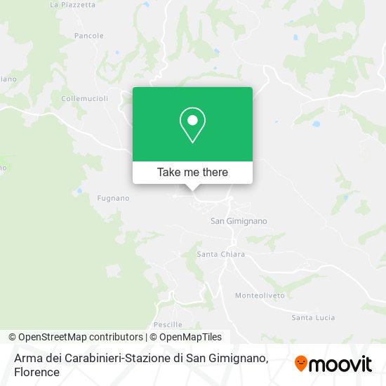 Arma dei Carabinieri-Stazione di San Gimignano map
