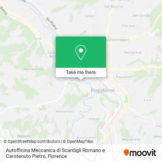 Autofficina Meccanica di Scardigli Romano e Carotenuto Pietro map