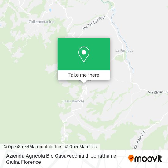Azienda Agricola Bio Casavecchia di Jonathan e Giulia map