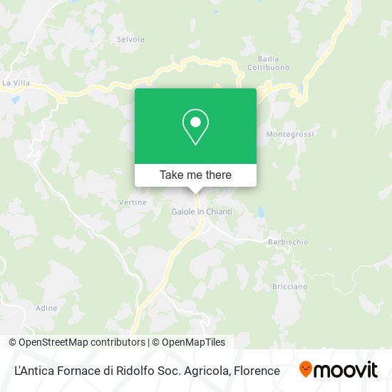 L'Antica Fornace di Ridolfo Soc. Agricola map