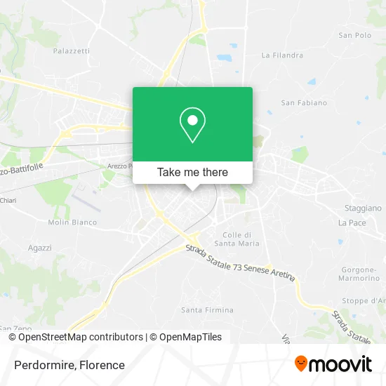 Perdormire map