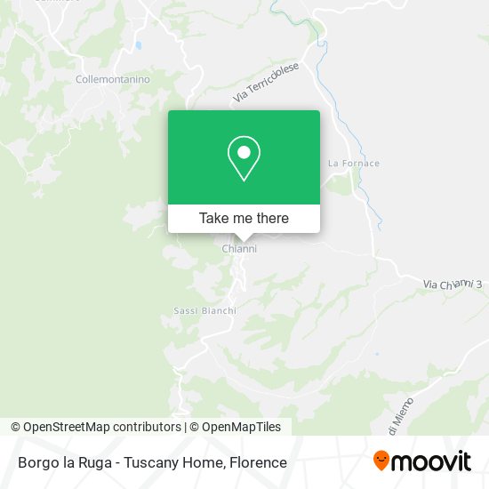 Borgo la Ruga - Tuscany Home map