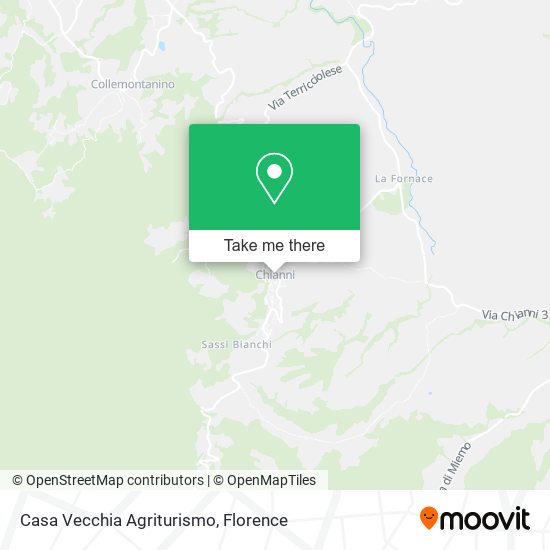 Casa Vecchia Agriturismo map