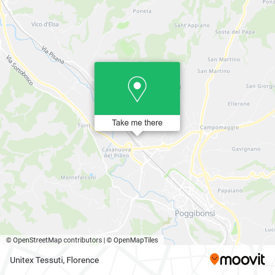 Unitex Tessuti map