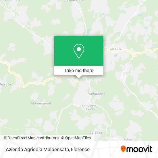 Azienda Agricola Malpensata map