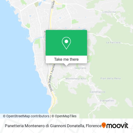 Panetteria Montenero di Giannoni Donatella map