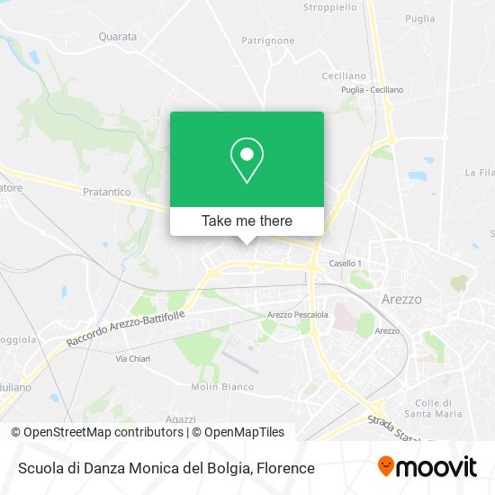 Scuola di Danza Monica del Bolgia map