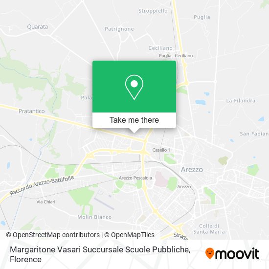 Margaritone Vasari Succursale Scuole Pubbliche map