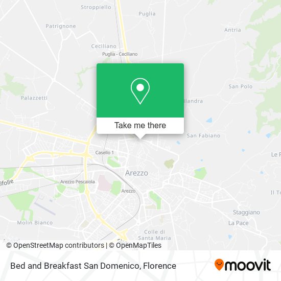 Bed and Breakfast San Domenico map
