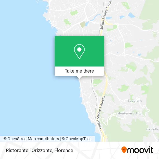 L'Orizzonte Restaurant map