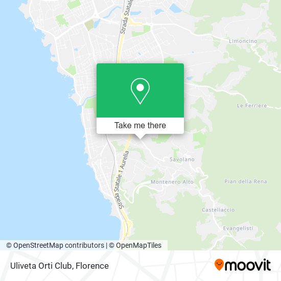 Uliveta Orti Club map