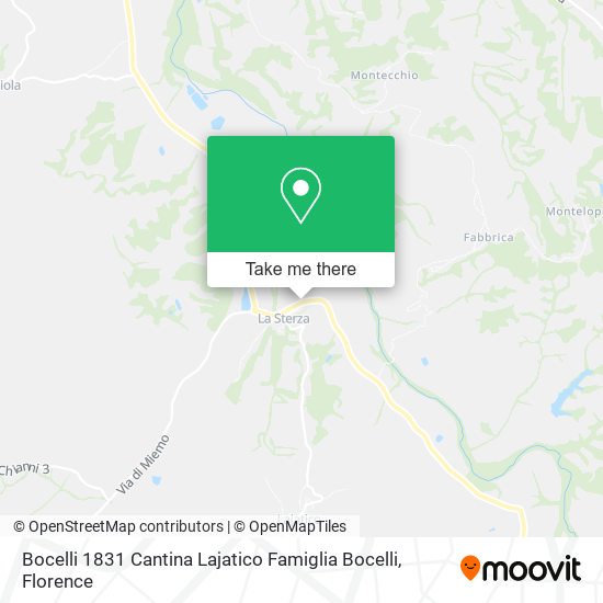 Bocelli 1831 Cantina Lajatico Famiglia Bocelli map