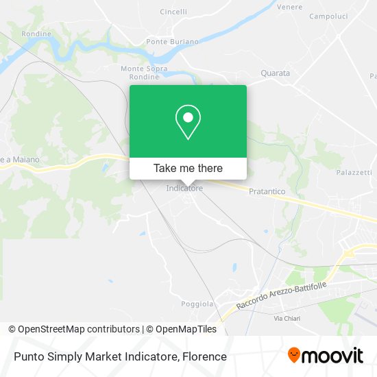 Punto Simply Market Indicatore map