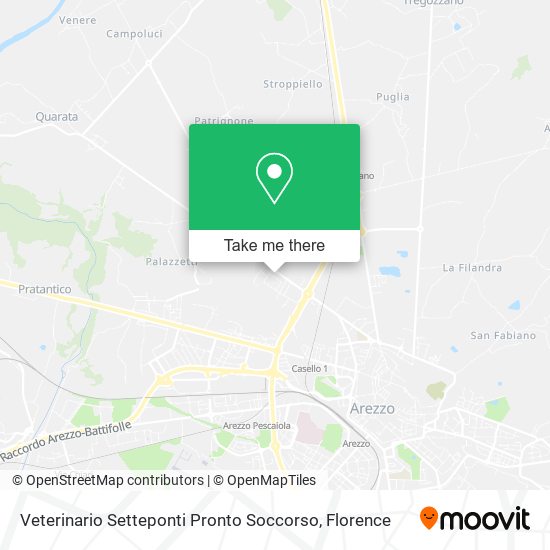 Veterinario Setteponti Pronto Soccorso map