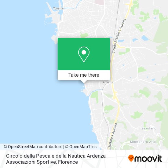 Circolo della Pesca e della Nautica Ardenza Associazioni Sportive map