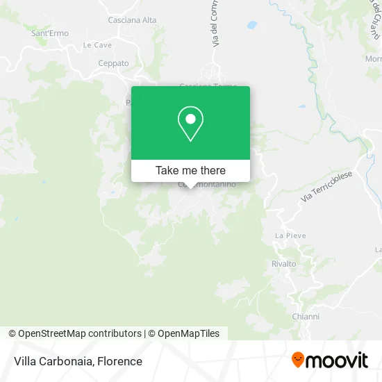 Villa Carbonaia map