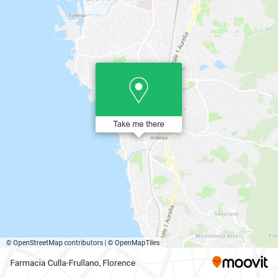Farmacia Culla-Frullano map