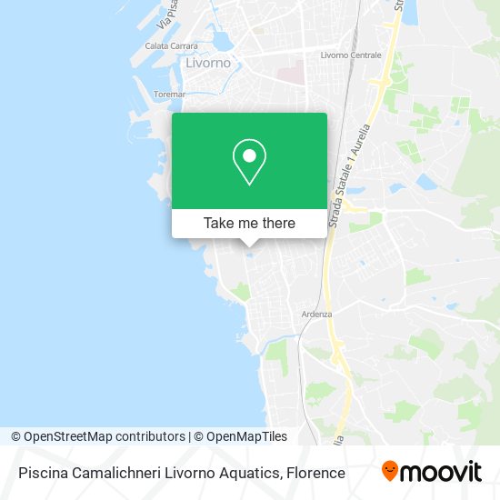 Piscina Camalichneri Livorno Aquatics map
