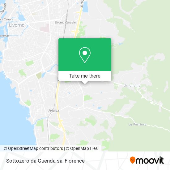 Sottozero da Guenda sa map