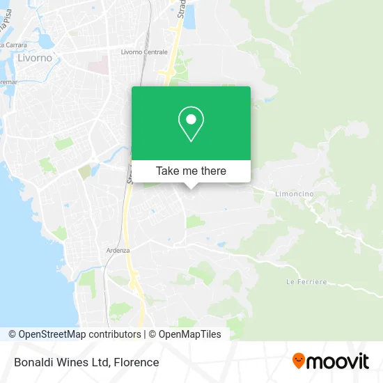 Bonaldi Wines Ltd map