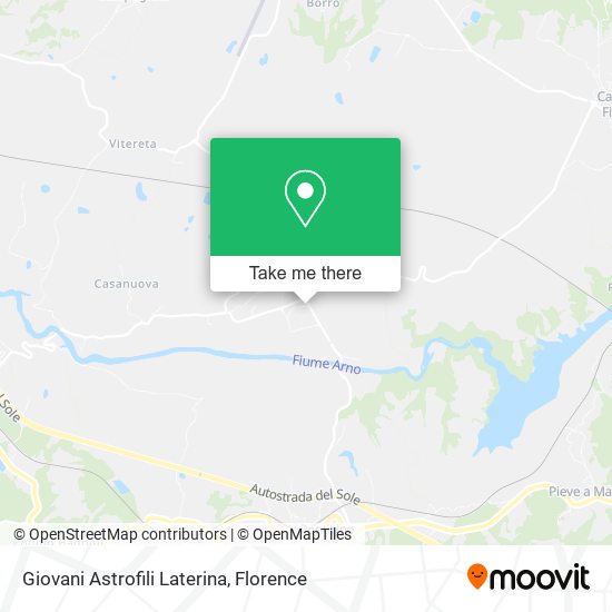 Giovani Astrofili Laterina map