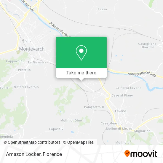 Amazon Locker map