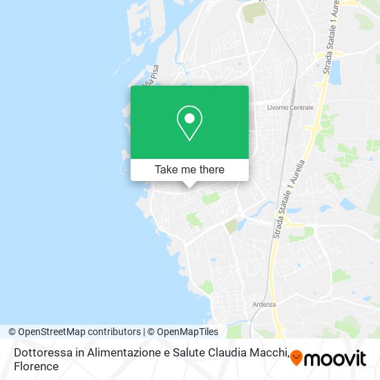 Dottoressa in Alimentazione e Salute Claudia Macchi map