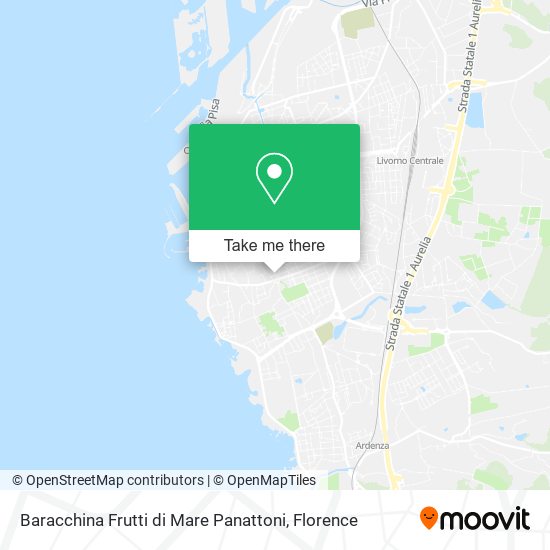Baracchina Frutti di Mare Panattoni map