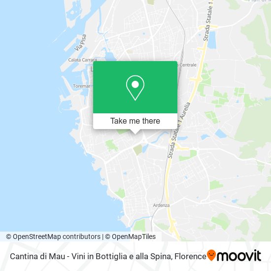 Cantina di Mau - Vini in Bottiglia e alla Spina map