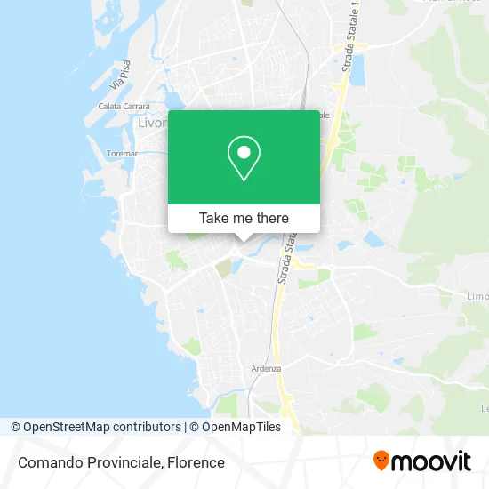 Comando Provinciale map