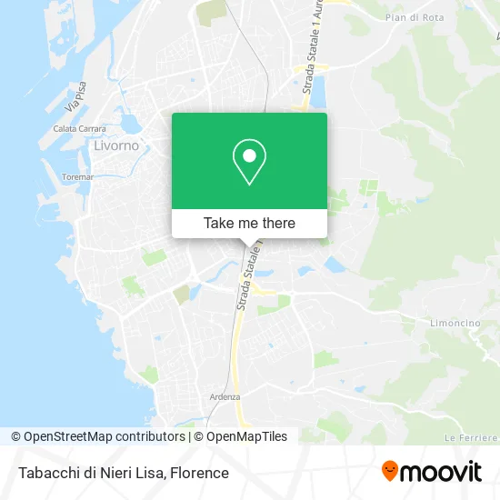 Tobacco Shop of Lisa Nieri map