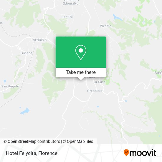 Hotel Felycita map